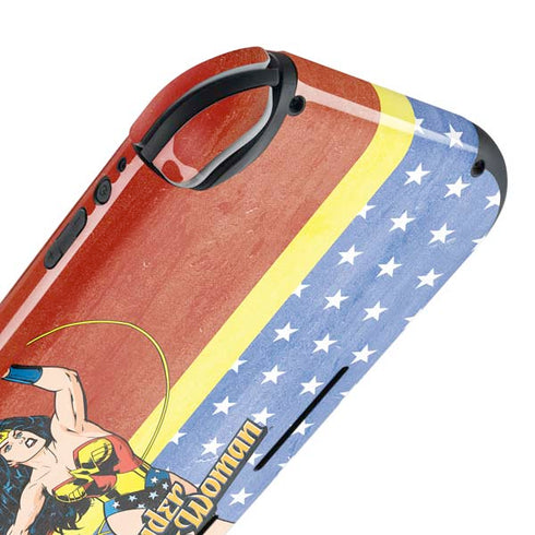 DC Comics Wonder Woman Ready to Fight Nintendo Switch Lite Skin